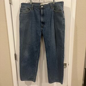 Levi's 550 Jeans Mens 44x30 Blue Denim Relaxed Fit Straight‎ Leg